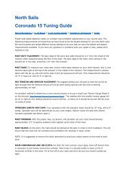 North Sails Coronado 15 Tuning Guide.pdf - Sailmaker.org