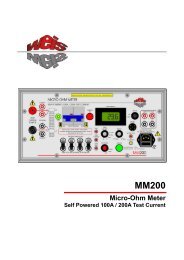 MM200 Micro-Ohm Meter - Reptame
