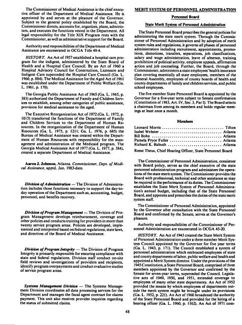 Georgia Official and Statistical Register 1983-84 - the Digital Library ...