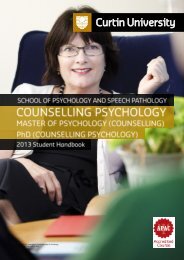 Counselling Psychology Student Handbook.pdf - Health Sciences ...