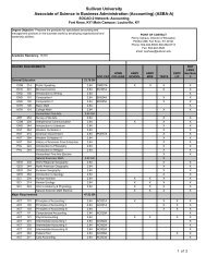 Sullivan University Associate of Science in Business ... - GoArmyEd!