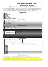 ISPS FORM PEMBA PORT - Afritramp