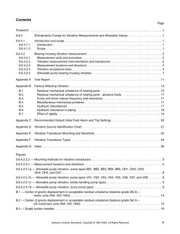ANSI/HI 9.6.4 2009 Rotodynamic Pumps for Vibration Measurments ...