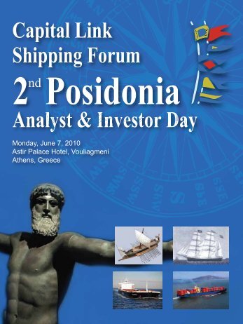 Capital Link Shipping Forum Analyst & Investor Day