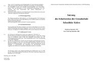 Satzung des Schulvereins der Grundschule ScheeÃeler Kehre