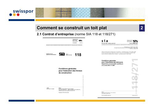 Directive concernant la norme SIA 271 L'Ã©tanchÃ©itÃ© des bÃ¢timents