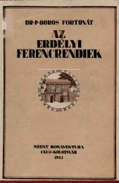 Az ErdÃ©lyi Ferencrendiek - Ferencesek