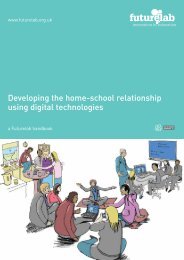 Developing the home-school relationship using digital ... - Futurelab