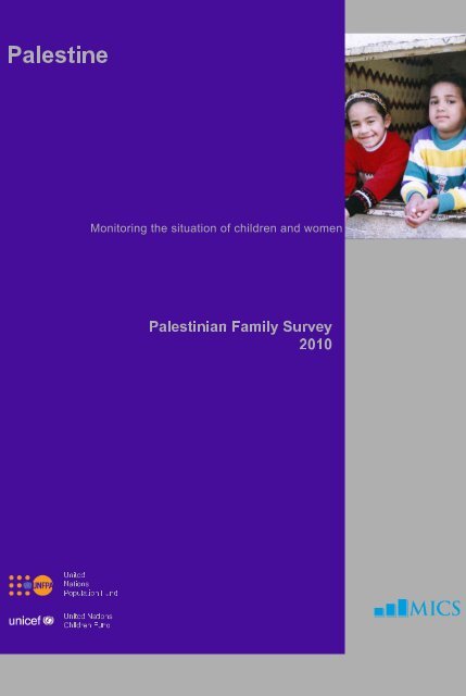 Palestinian Family Survey 2010 Final Report - Palestinian Central ...