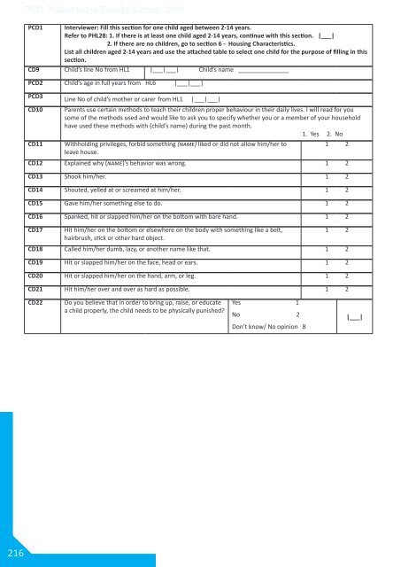 Palestinian Family Survey 2010 Final Report - Palestinian Central ...