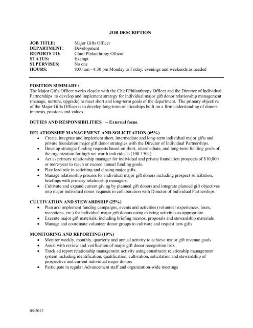 spencers gift manager job description
