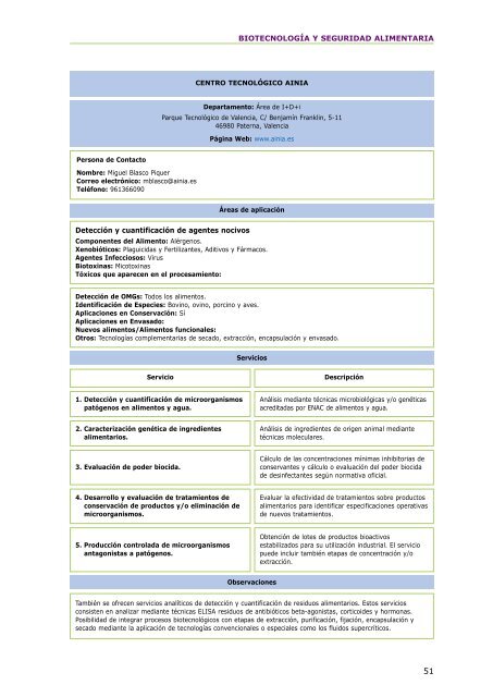 Aplicaciones de la BiotecnologÃ­a en Seguridad Alimentaria