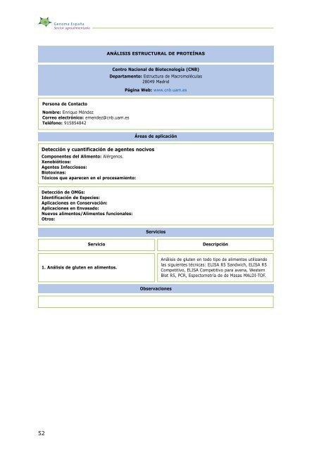 Aplicaciones de la BiotecnologÃ­a en Seguridad Alimentaria