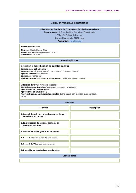 Aplicaciones de la BiotecnologÃ­a en Seguridad Alimentaria