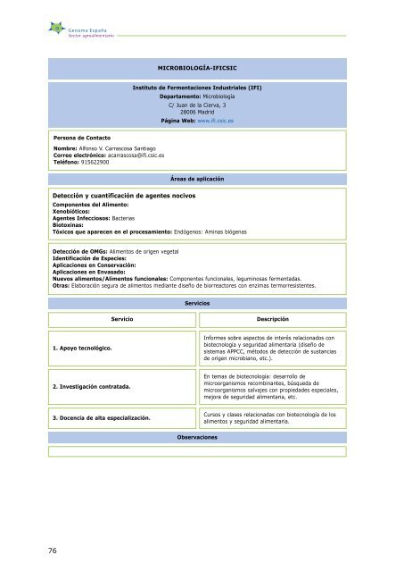 Aplicaciones de la BiotecnologÃ­a en Seguridad Alimentaria