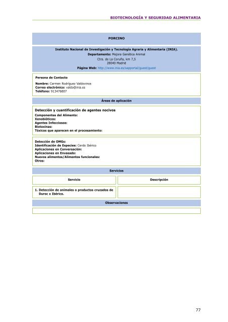 Aplicaciones de la BiotecnologÃ­a en Seguridad Alimentaria