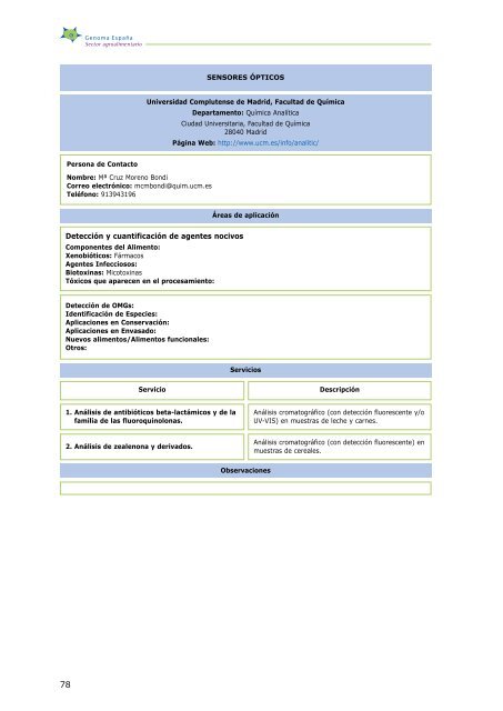 Aplicaciones de la BiotecnologÃ­a en Seguridad Alimentaria