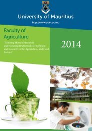 to download FOA brochure (PDF) - the University of Mauritius