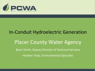Brent Smith, Heather Trejo â Placer County Water Agency
