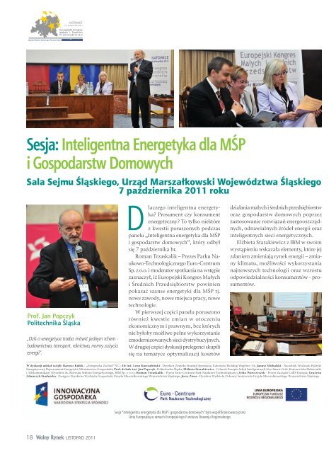 listopad 2011 - Regionalna Izba Gospodarcza w Katowicach