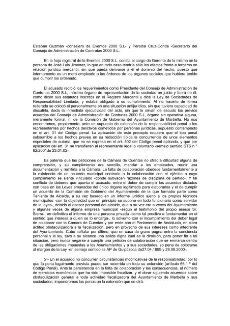 Sentencia del Tribunal Superior de Justicia de Andalucía, de 21 de ...