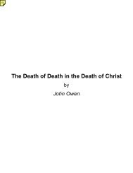 The Death of Death in the Death of Christ - The Fishers of Men ...