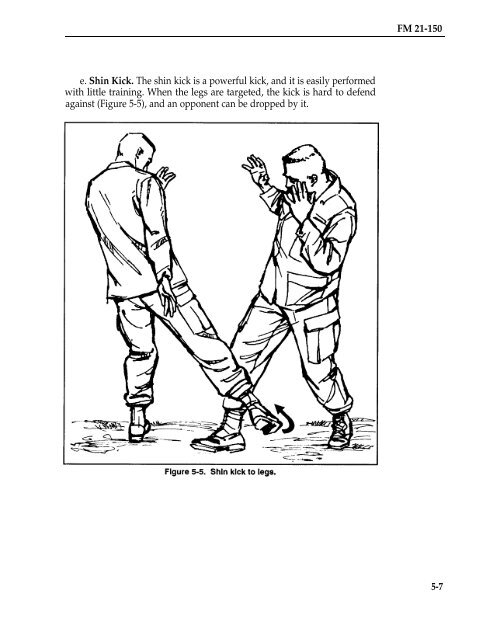 US ARMY FM 21-150 - Hand To Hand Combat - Modern Prepper