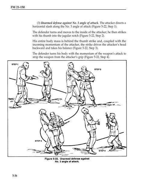 US ARMY FM 21-150 - Hand To Hand Combat - Modern Prepper