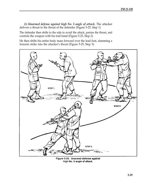 US ARMY FM 21-150 - Hand To Hand Combat - Modern Prepper