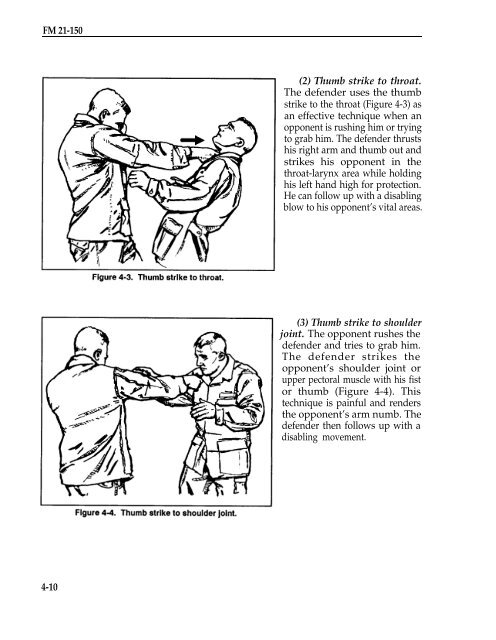 US ARMY FM 21-150 - Hand To Hand Combat - Modern Prepper