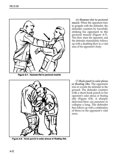 US ARMY FM 21-150 - Hand To Hand Combat - Modern Prepper