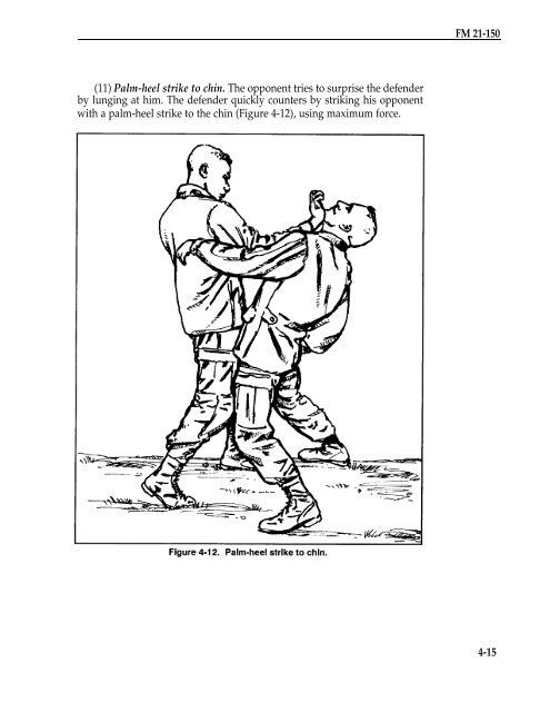 US ARMY FM 21-150 - Hand To Hand Combat - Modern Prepper