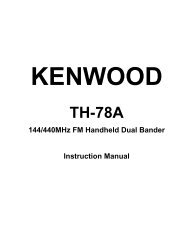 KENWOOD TH-78A 144/440 MHz Dual Bander - The Repeater ...