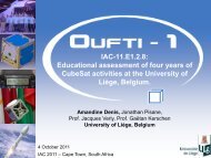 presentation - OUFTI-1
