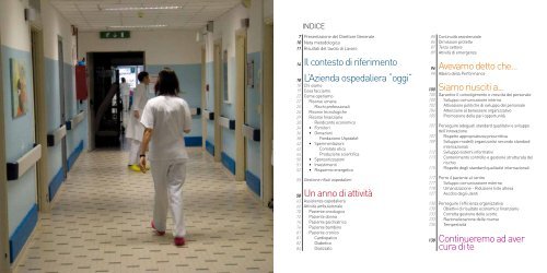Bilancio Sociale 2011 - Azienda Ospedaliera Santi Antonio e Biagio ...