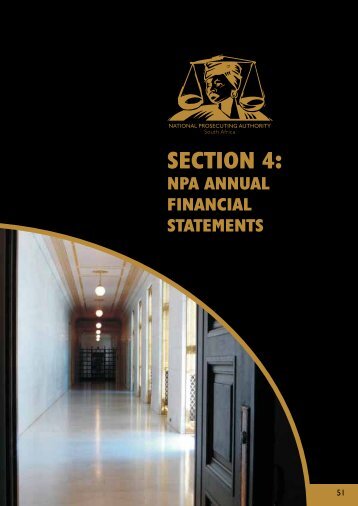 SECTION 4: - National Prosecuting Authority