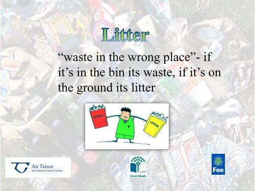 Environmental Review Litter and Waste - Green Schools Ireland