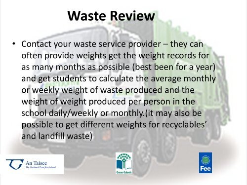 Environmental Review Litter and Waste - Green Schools Ireland