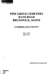 Pine Grove Cemetery searchable map - Curtis Memorial Library