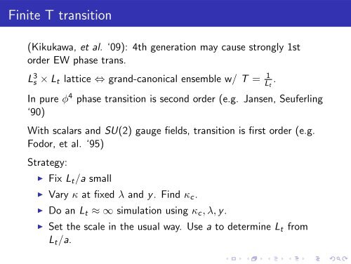 A lattice Higgs-Yukawa Model with Overlap Fermions - Lattice Seminar