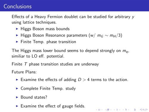 A lattice Higgs-Yukawa Model with Overlap Fermions - Lattice Seminar