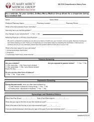 Westside OB/GYN Patient History Form