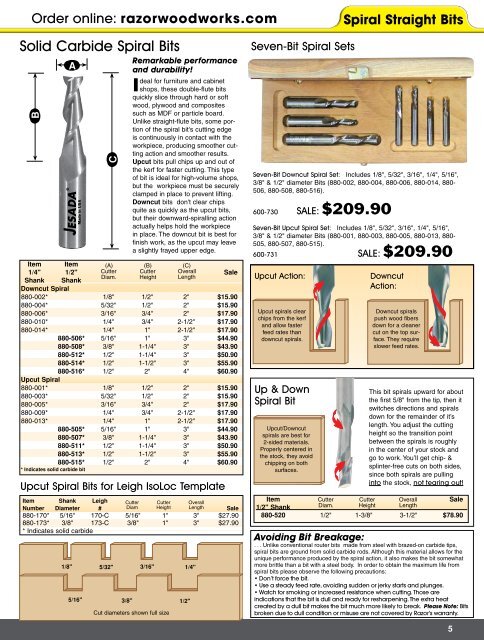 ROUTER BITS & SAW BLADES - Digital Marketing Services