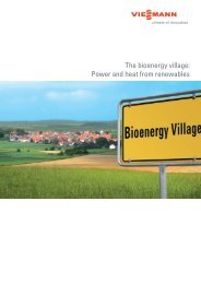 The bioenergy village: Power and heat from renewables - Viessmann