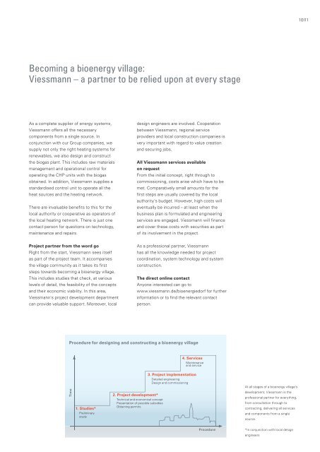 The bioenergy village: Power and heat from renewables - Viessmann