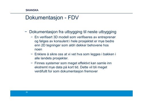 Praktisk bruk av digitale data fra prosjektering til ... - BA-Nettverket