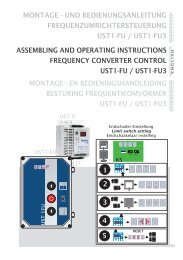 Instruction manual UST1-FU - Mtec