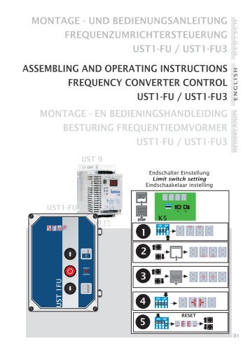 Instruction manual UST1-FU - Mtec