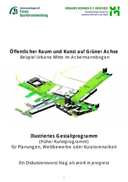 Öffentlicher Raum und Kunst auf Grüner Achse - Urbanes Wohnen ...