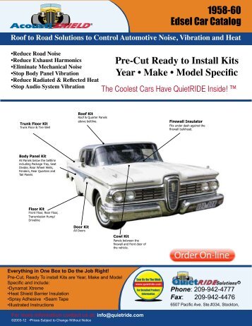 1958-60 Edsel Car Catalog - QuietRide Solutions